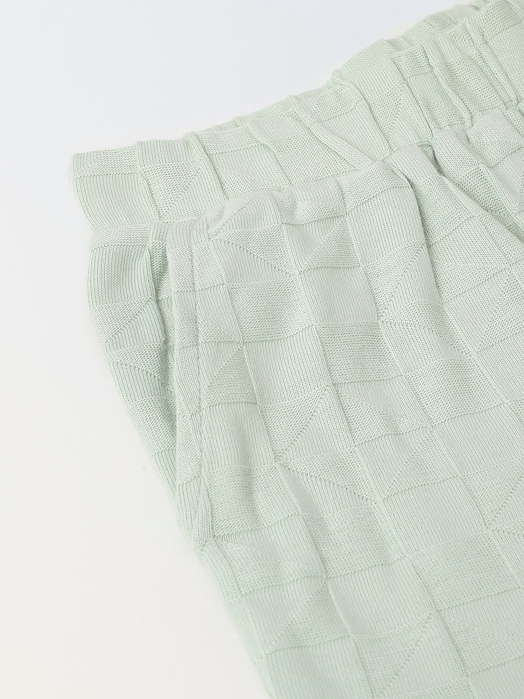 Sea Green Textured Co-Ord Set-Boy