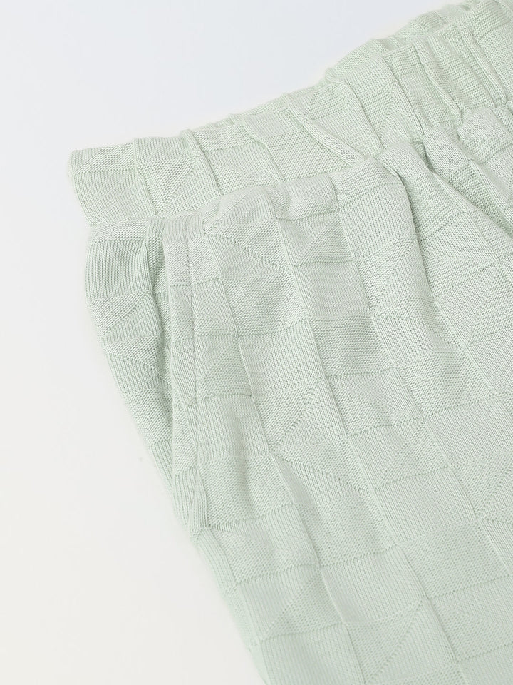 Sea Green Textured Co-Ord Set-Boy