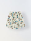 Off White Dachshund Print Cotton Co-Ord Set For Boy