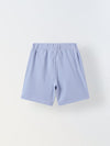 Blue Heron Cotton Collar Neck Co Ord Set For Boys