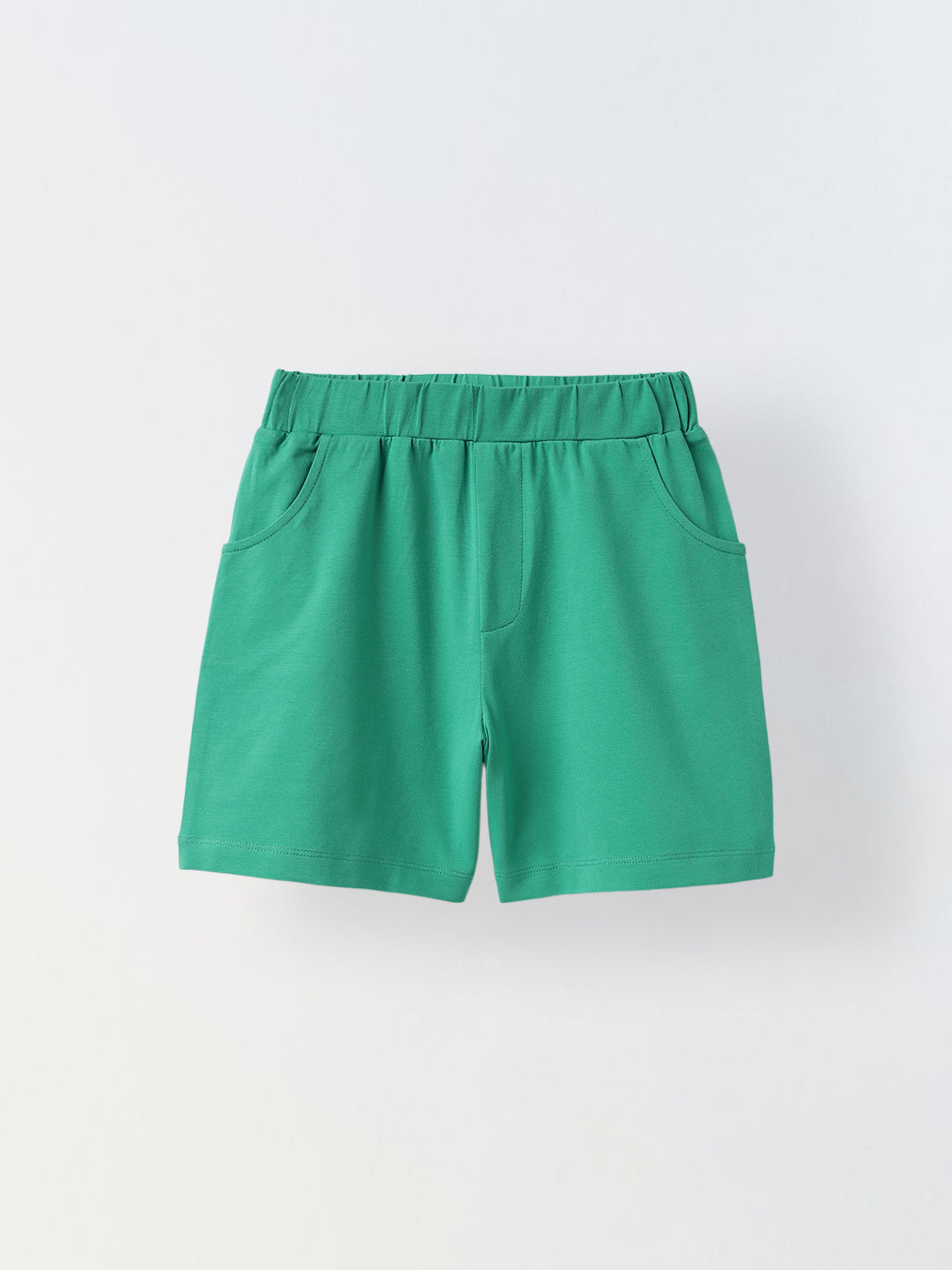 Green Cotton Polo T-Shirt Co-Ord Set-Boys