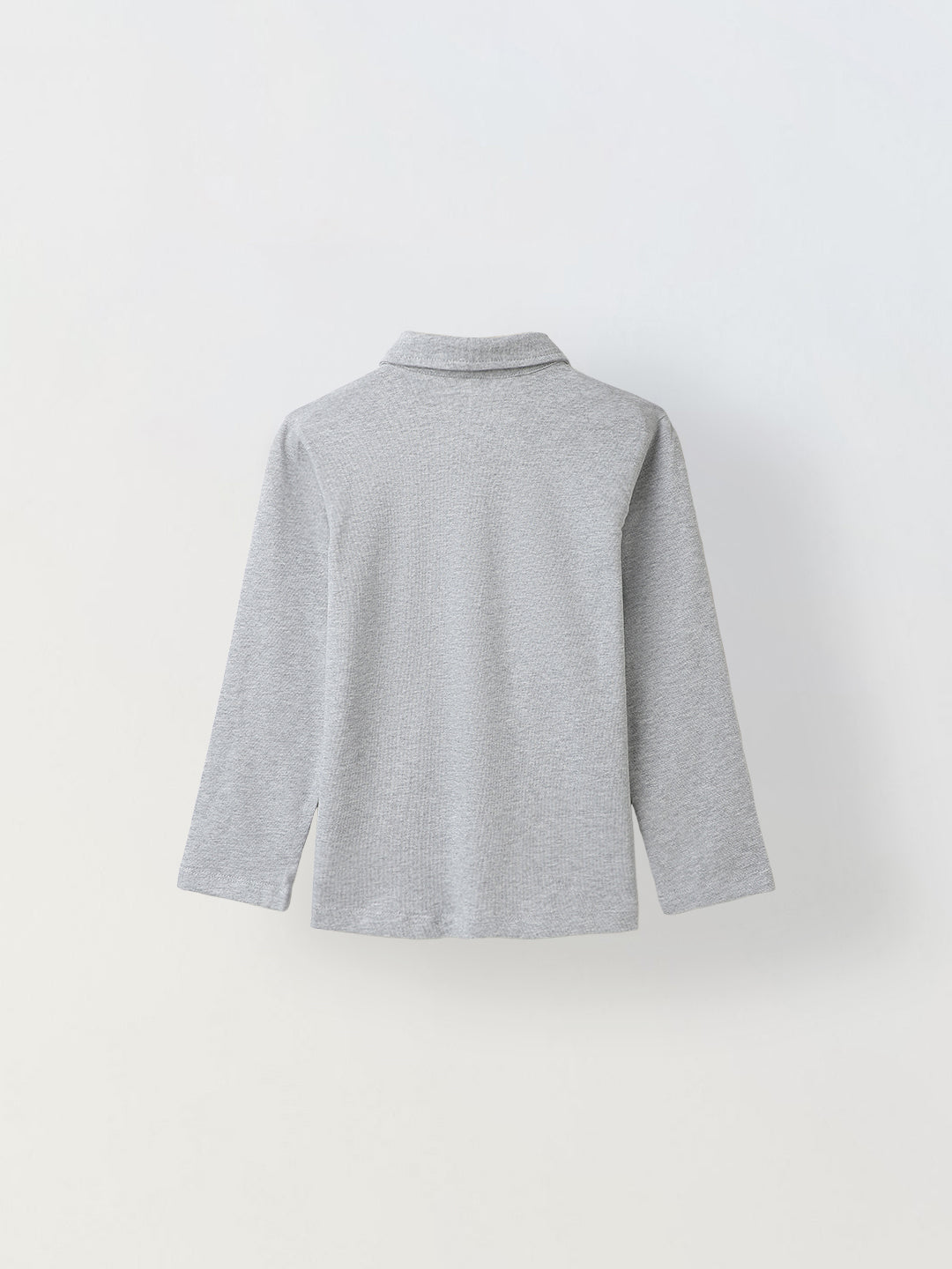 Boys Grey Polo T-Shirt