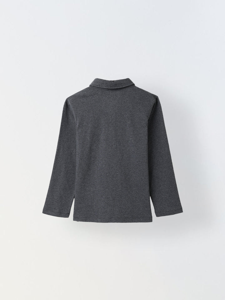 Boys Dark Green Polo T-Shirt