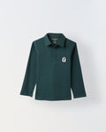 Boys Green Polo T-Shirt