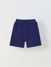 Spunkies Boys Navy Blue Solid Crew Neck Short Sleeves T-Shirt and Shorts Set