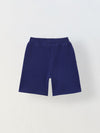 Spunkies Boys Navy Blue Solid Crew Neck Short Sleeves T-Shirt and Shorts Set