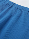 Boys Blue Cotton Gauze Summer Sets