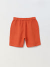 Boys Red Cotton Gauze Summer Sets