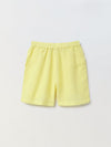 Boys Yellow Cotton Gauze Summer Sets