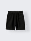 Boys Black Cotton Gauze Summer Sets