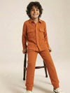 Boys Waffle Full Sleeves Everyday Play Sets