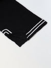 Black Cotton Gauze Embroidered Set