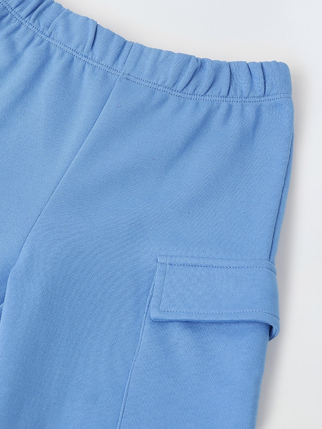Stylish White & Blue Boys Set with Pullover, Knit Fabric & Hood Neck Regular Fit, Winter Ready