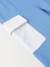 Stylish White & Blue Boys Set with Pullover, Knit Fabric & Hood Neck Regular Fit, Winter Ready