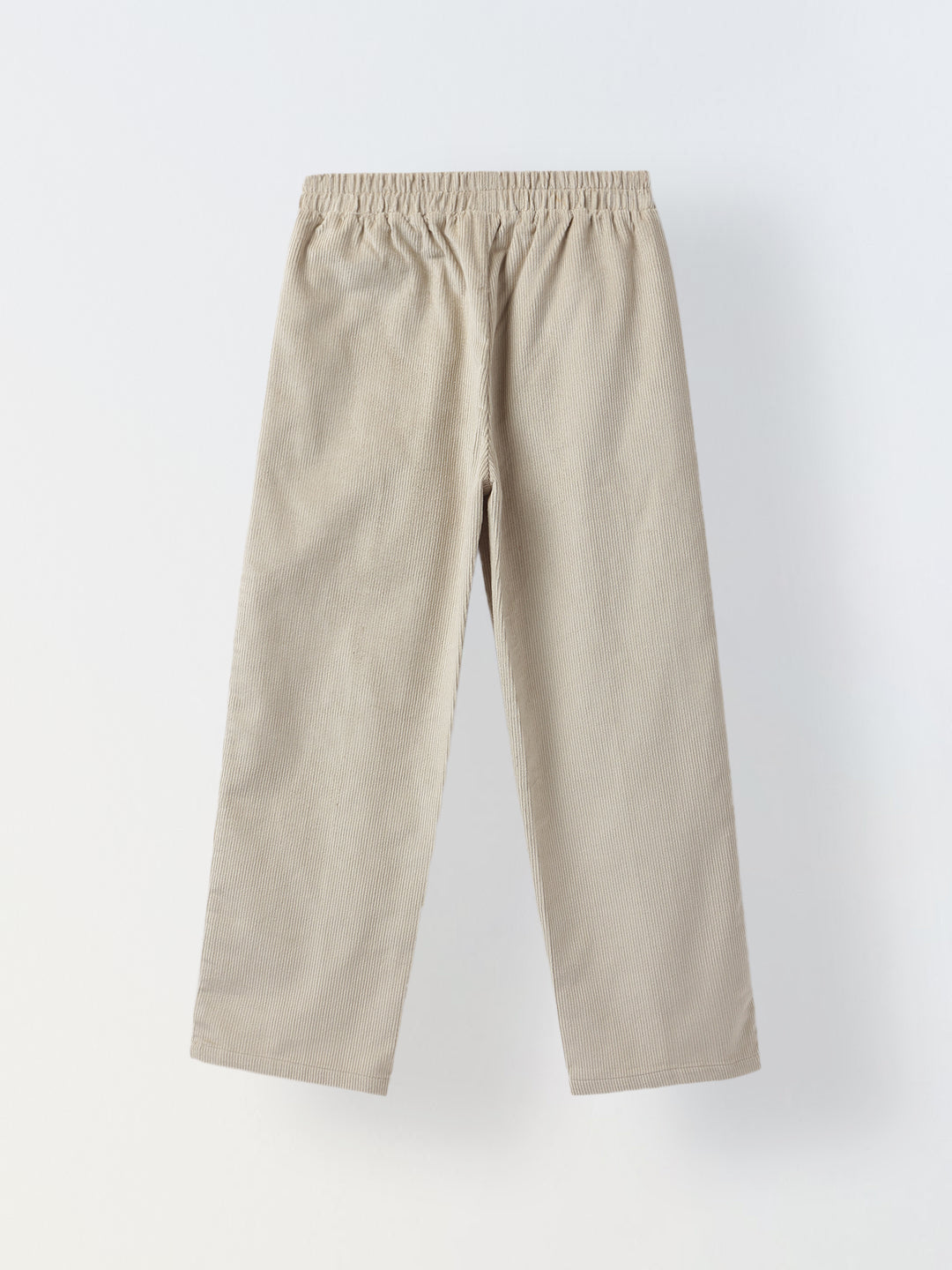 Boys Beige Corduroy Dual Pocket Shirt & Bottom Set