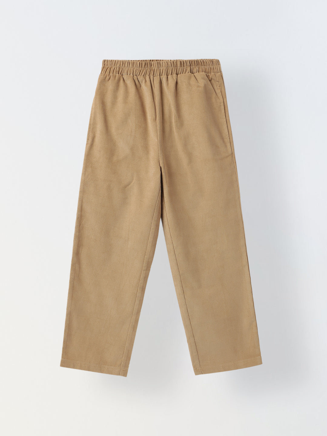 Boys Brown Corduroy Dual Pocket Shirt & Bottom Set