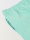 Spunkies Unisex Green Solid Crew Neck Short Sleeves T-Shirt and Shorts Set