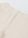 Spunkies Boys Cream Solid Crew Neck Short Sleeves T-Shirt and Shorts Set