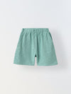 Teal Green Textured Co-Ord Set-Boy