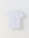 Spunkies White Boys Graphic Print Crew Neck Short Sleeves T-Shirt