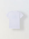 Spunkies White Boys Graphic Print Crew Neck Short Sleeves T-Shirt