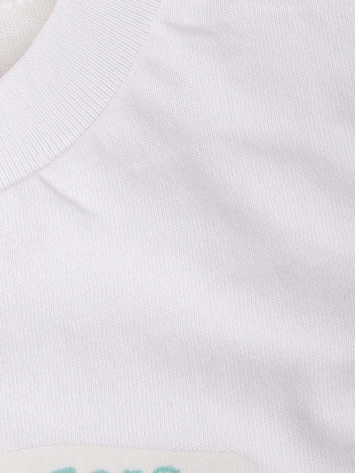 White Smile Printed T-shirt