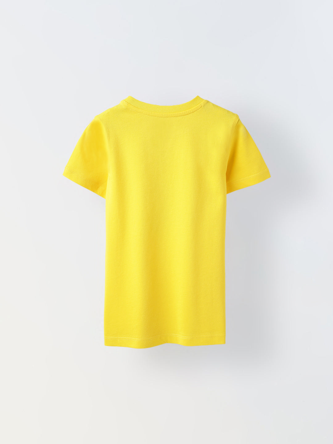 Yellow half sleeve printed summer T-shirt
