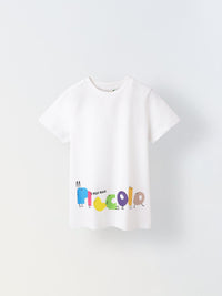 White Half Sleeve T-Shirt