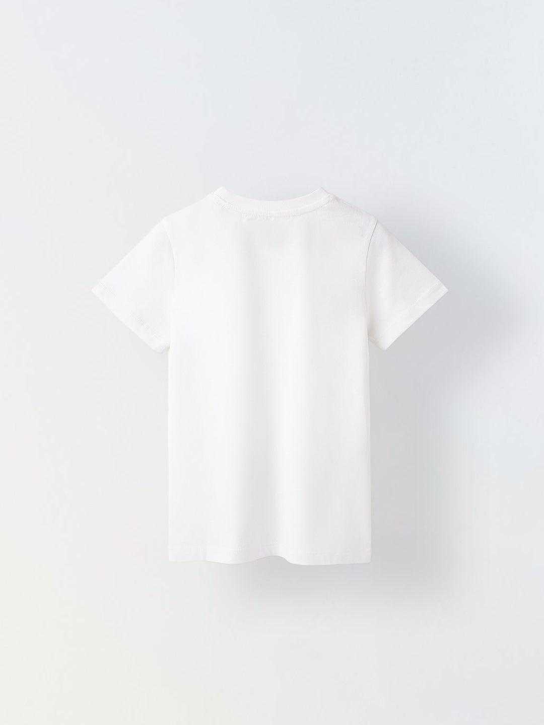 White Half Sleeve Printed Tshirt