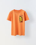 Everyday Orange Cartoon T-Shirt