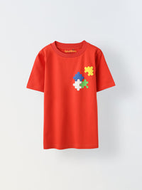 Red Puzzle T-Shirt