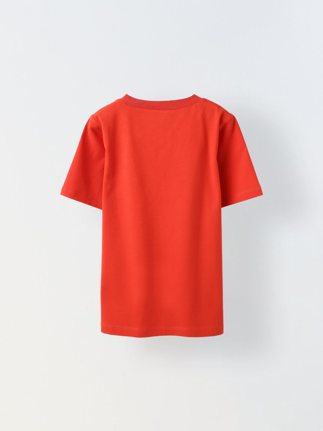 Red Puzzle Printed T-shirt-Boy