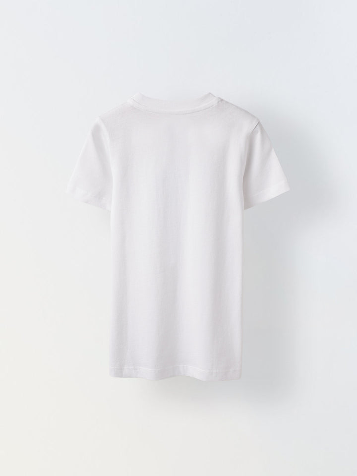 White Cartoon printed Tshirt