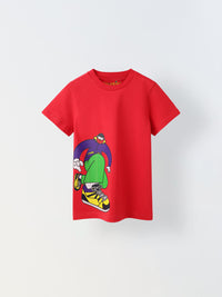 Red Half Sleeve T-Shirt