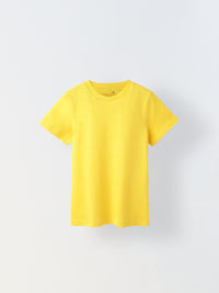 Maroon Solid Round Neck T-Shirt
