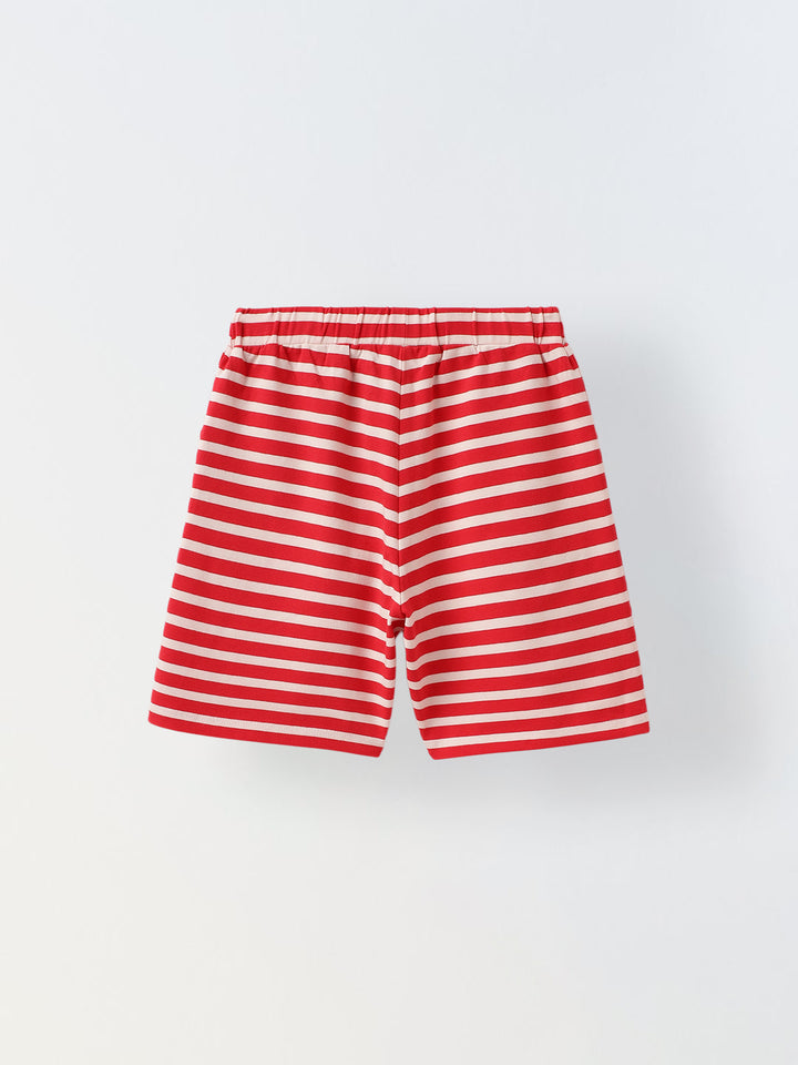 Red Striped Co-Ord Set-Boy