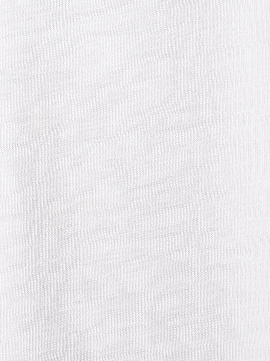 White Solid Round Neck T-shirt- Boys