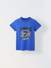 Blue Printed T-Shirt Copy