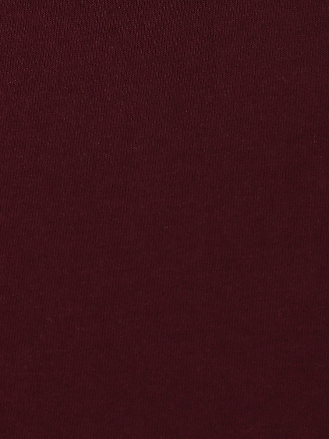 Wine Solid Round Neck T-shirt- Boys