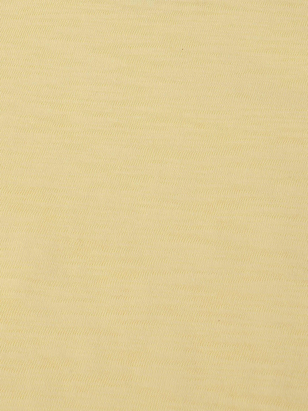 Soft Yellow Solid Round Neck T-shirt- Boys