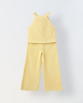 Yellow Crochet Co-ord Set