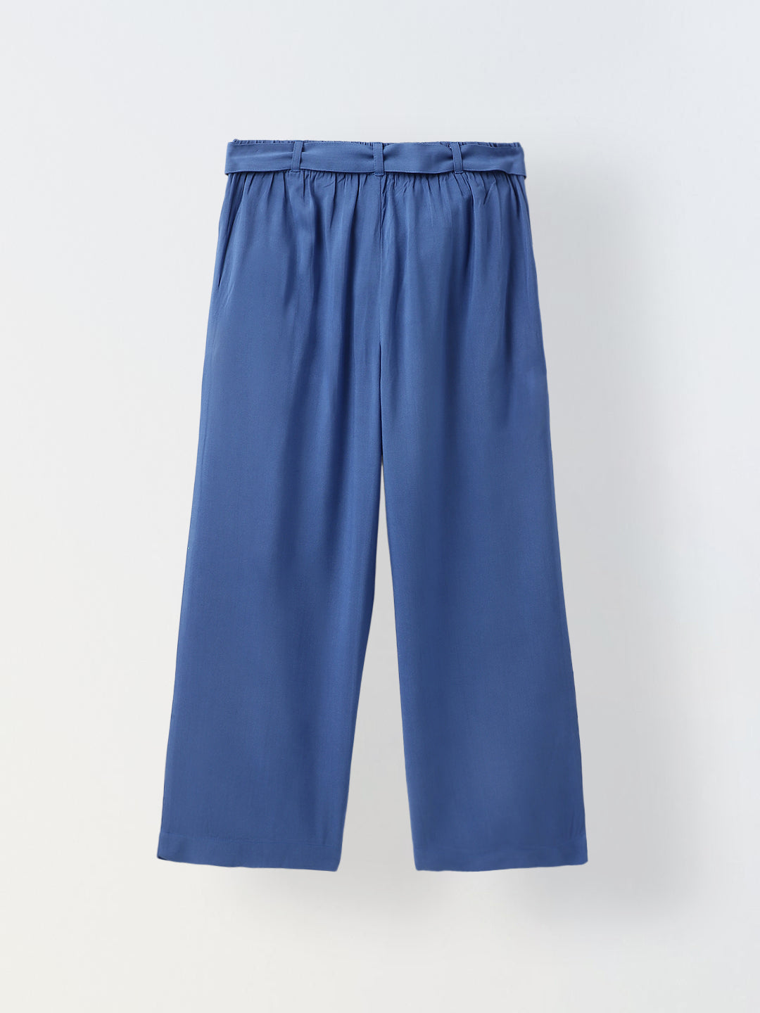 Green & Royal Blue Single Jersey Cotton Co-Ord Set For Girls