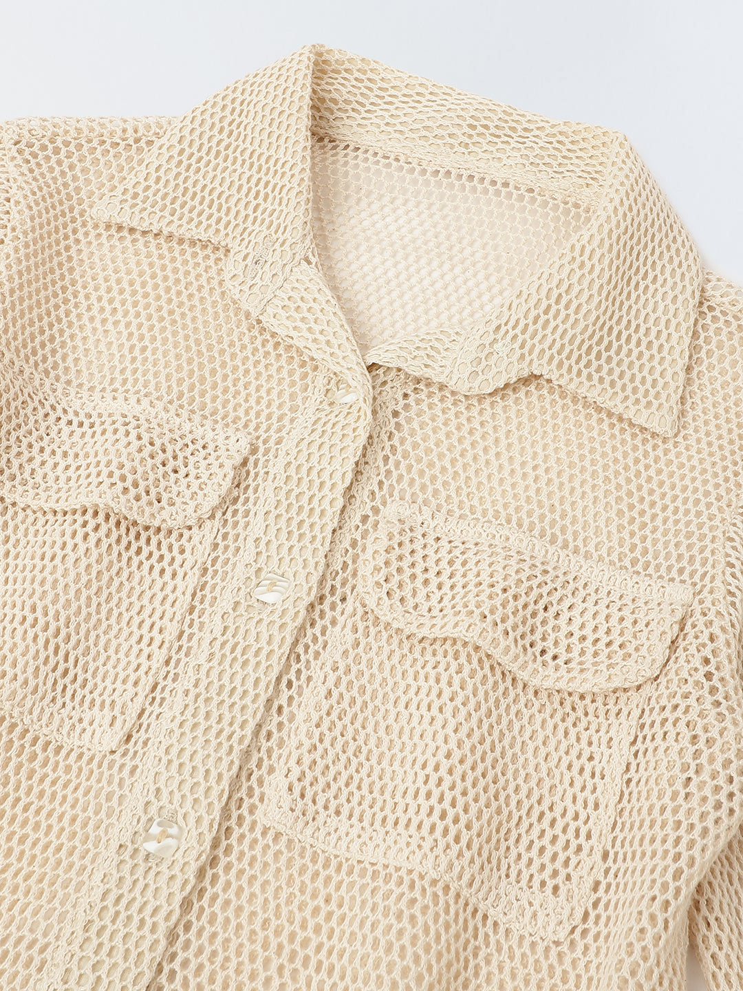 Beige Corsia Co-Ord Set-Girls