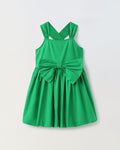 Green Bow A-line Dress