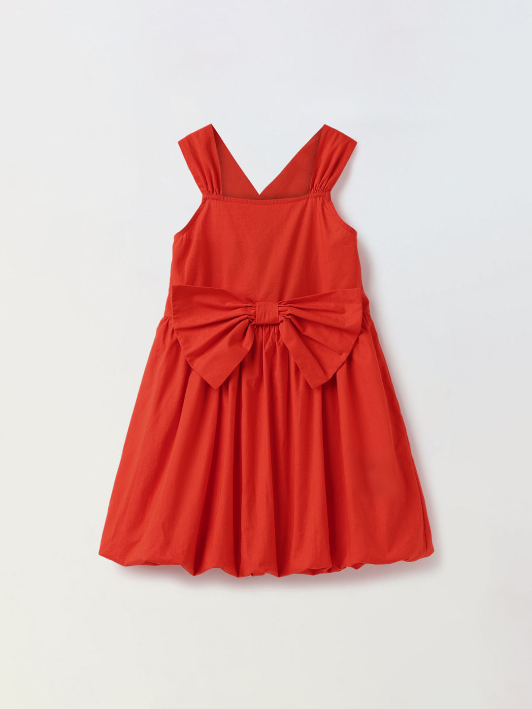 Red Bow A-line Dress