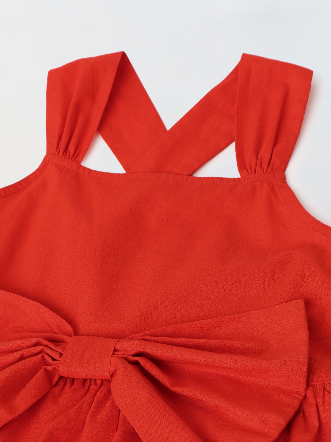 Red Bow A-line Dress