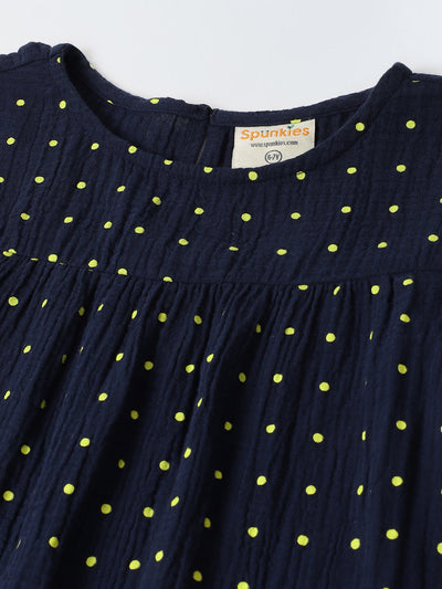 Girls Navy Dress