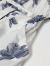 Elegant Floral Print Long-Sleeve Dress-Girls
