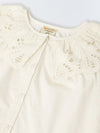 White Eyelet Lace Ruffle Dress-Girls.