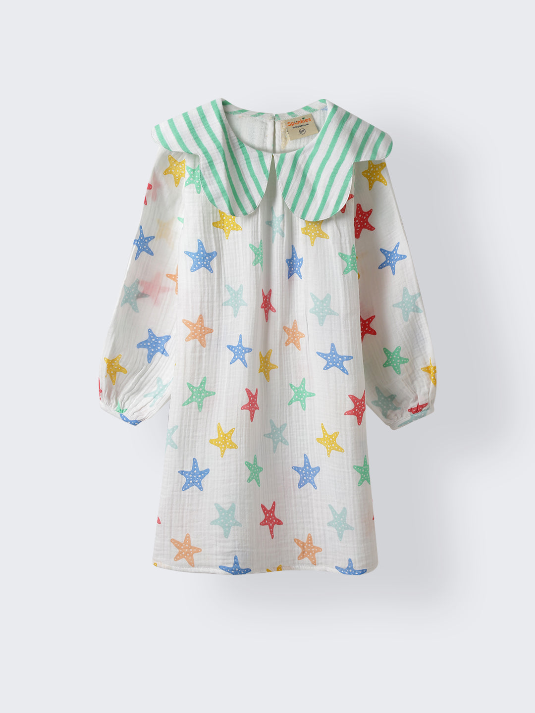 Peter Pan Star Print Dress